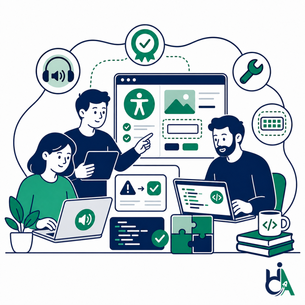 Accessibility experts with hands-on software development experience