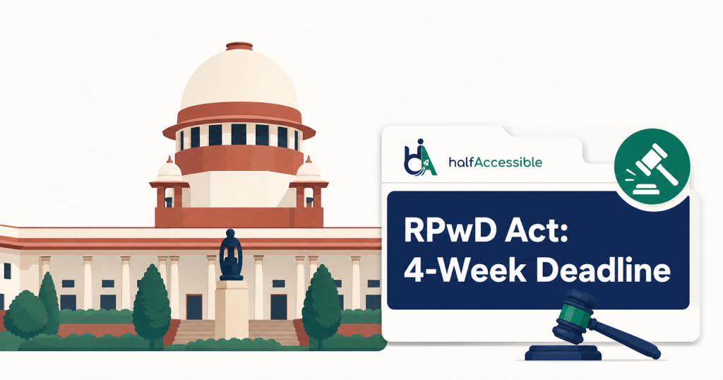 RPwD Act Disability Rights India: Supreme Court Orders 10 States to Act in 4 Weeks
