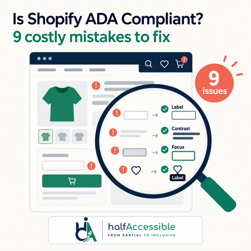 Is Shopify ADA Compliant? 9 Costly Mistakes to Fix