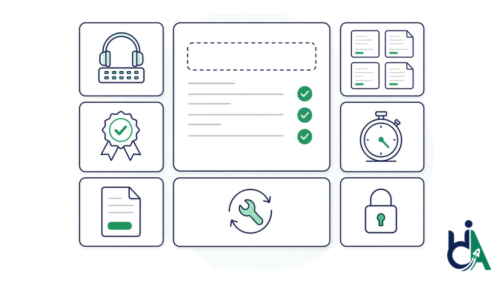Checklist of what agencies should get in writing from a white label accessibility audit partner